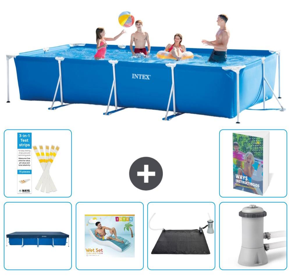 Rechteckiger Frame Pool - 450x220x84 cm - 5-teilig S45