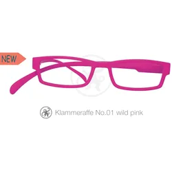 Lesebrille No.01 Klammeraffe wild pink