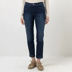 STEFFEN SCHRAUT Jeans, knöchellang 5-Pocket-Style Logo-Druck schmale Form