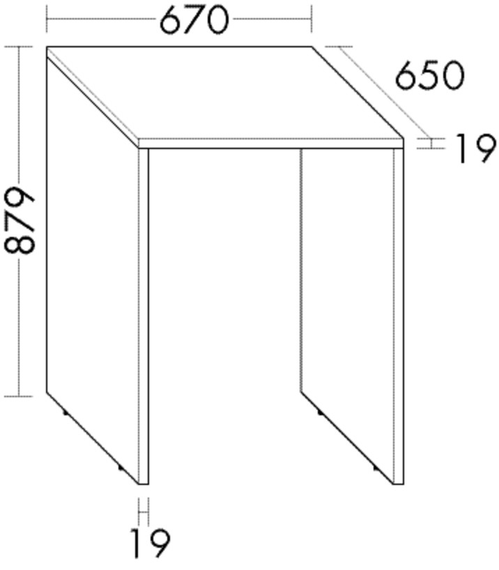 Burgbad Verkleidung System 30 Preisgruppe 4 Sana 879x670x650 Asteiche Natur, WYFB067F6336 WYFB067F6336