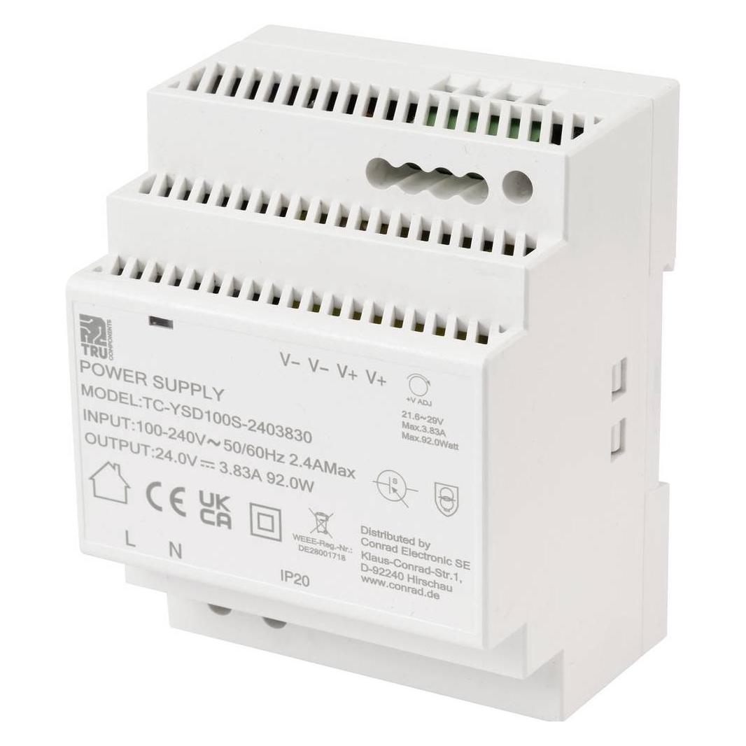 Tru Components TC-13710888 Hutschienen-Netzteil (DIN-Rail) Verbrauch (StandBy) 0 (TC-13710888)