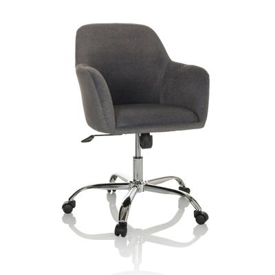 Bürostuhl / Drehstuhl / Schalenstuhl SOLAO 300 Stoff dunkelgrau hjh OFFICE