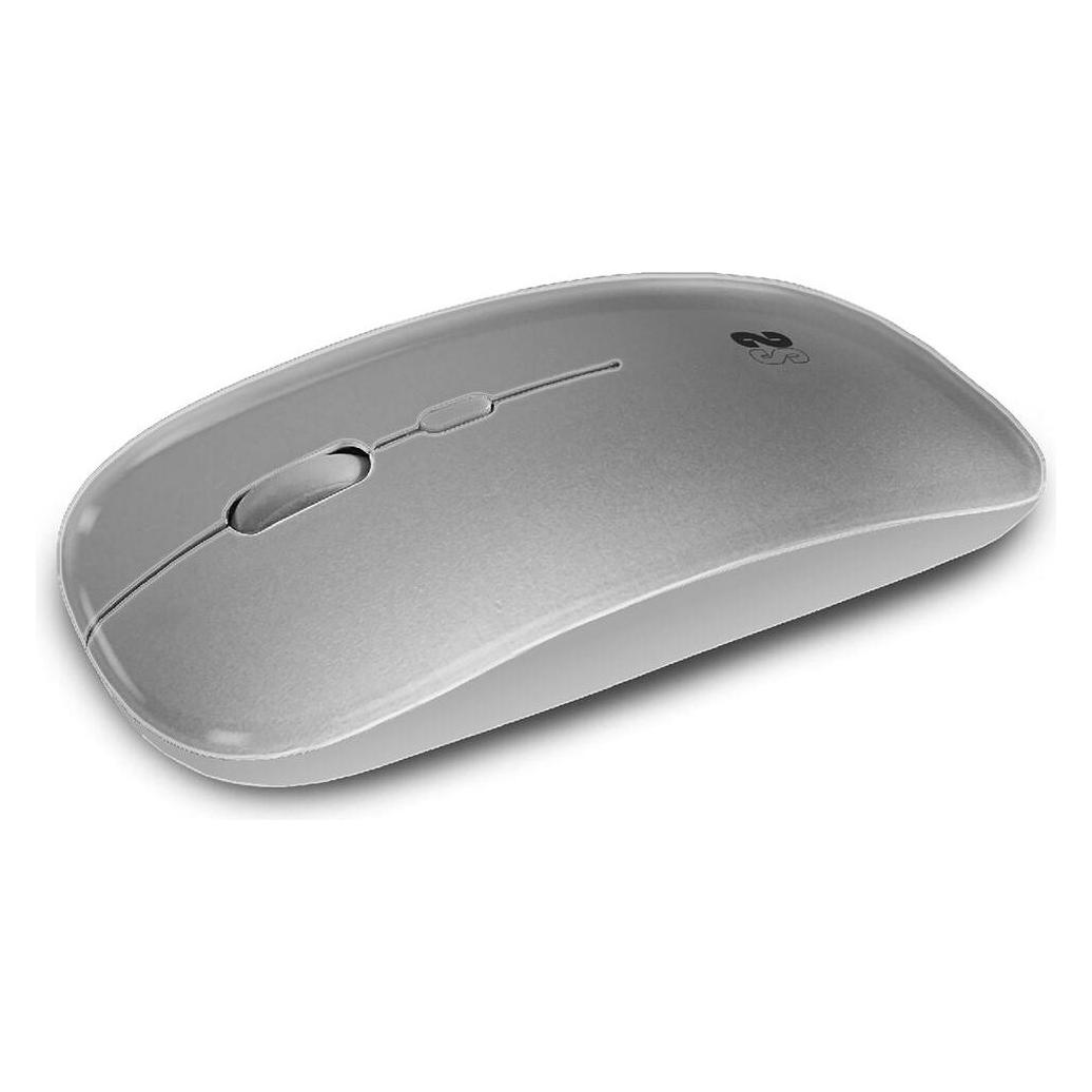 Subblim Raton Dual Flat Mouse Silver Rechargeable (Kabellos) (SUBMO-DFLAT22)
