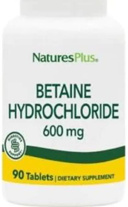 NaturesPlus Betaina HCL 600mg 90comp