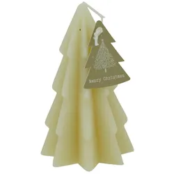 Deko Kerze Tannenbaum Lio beige