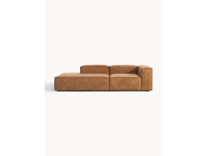 Modulaire leren chaise longue Lennon