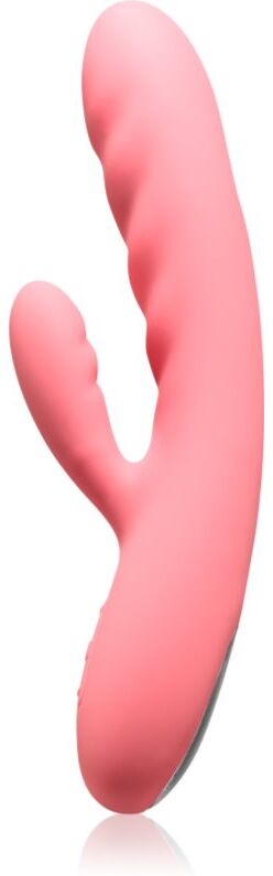 Svakom Avery Powerful Thrusting vibromasseur muni d’un stimulateur clitoridien Strawberry Pink 19.1 cm