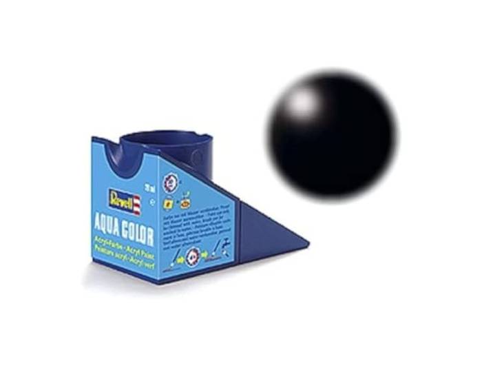 Revell 18ml Aqua Kleur Acrylverf (Zwarte Silkyy Finish)
