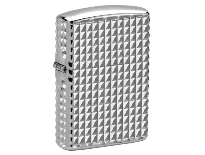 Armor Case gepolijst chroom diamant 60006898 8-zijdige diepe gegraveerde geschenkdoos