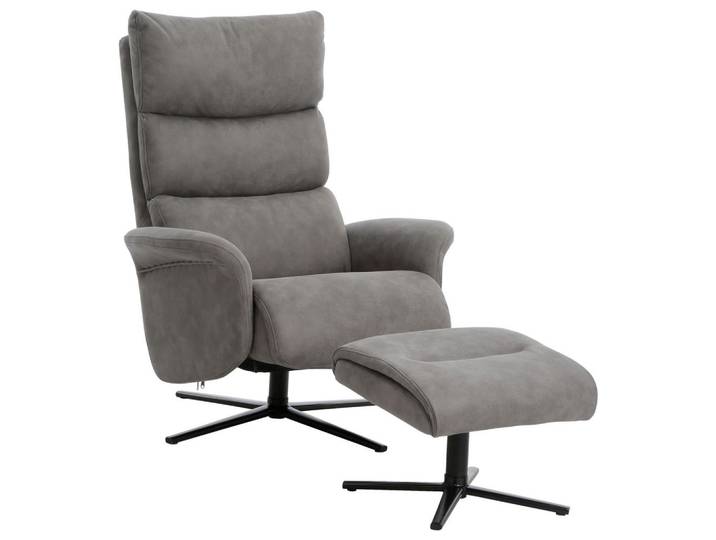 Xora Relaxsesselset, Grau, Metall, 81x105.5x86.5 cm, Relaxfunktion, Wohnzimmer, Sessel, Relaxsessel