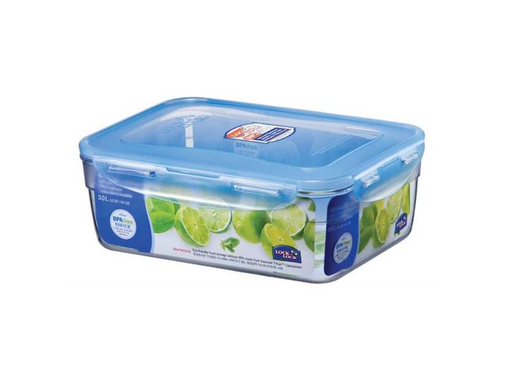 Lock&Lock Vorratsdose Sound Lock 1 Stk Tritan T 19 cm - Farbe: transparent, blau