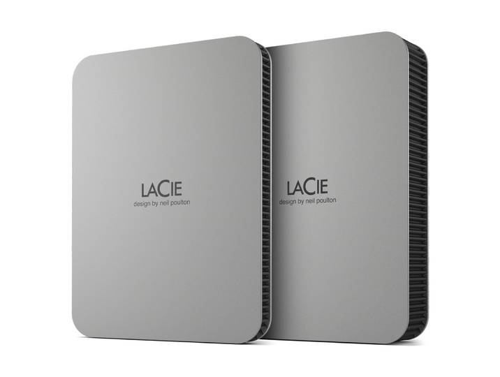 LaCie Mobile Drive (2022), 2 To, 2.5', 3.2 Gen 1 (3.1 Gen 1), Argent STLP2000400