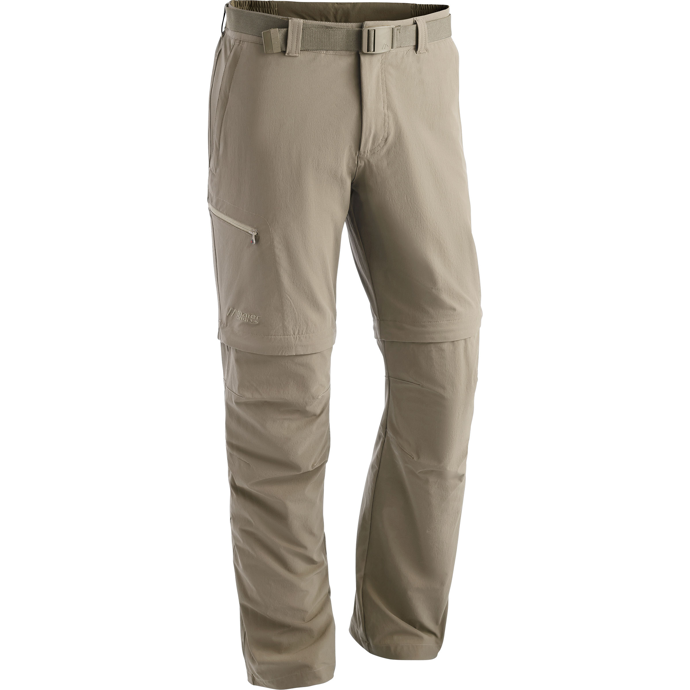 Maier Sports Tajo 2 Hose Herren Zip-Hosen beige Größe M Camping Winddicht Wasserabweisend