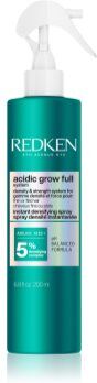 Redken Acidic Grow Full System Instant Densifying Spray spray volumoso para densidade de cabelo 190 ml. Acidic Grow Full System Instant Densifying Spray