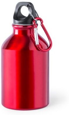 Gourde publicitaire Henzo aluminium rouge