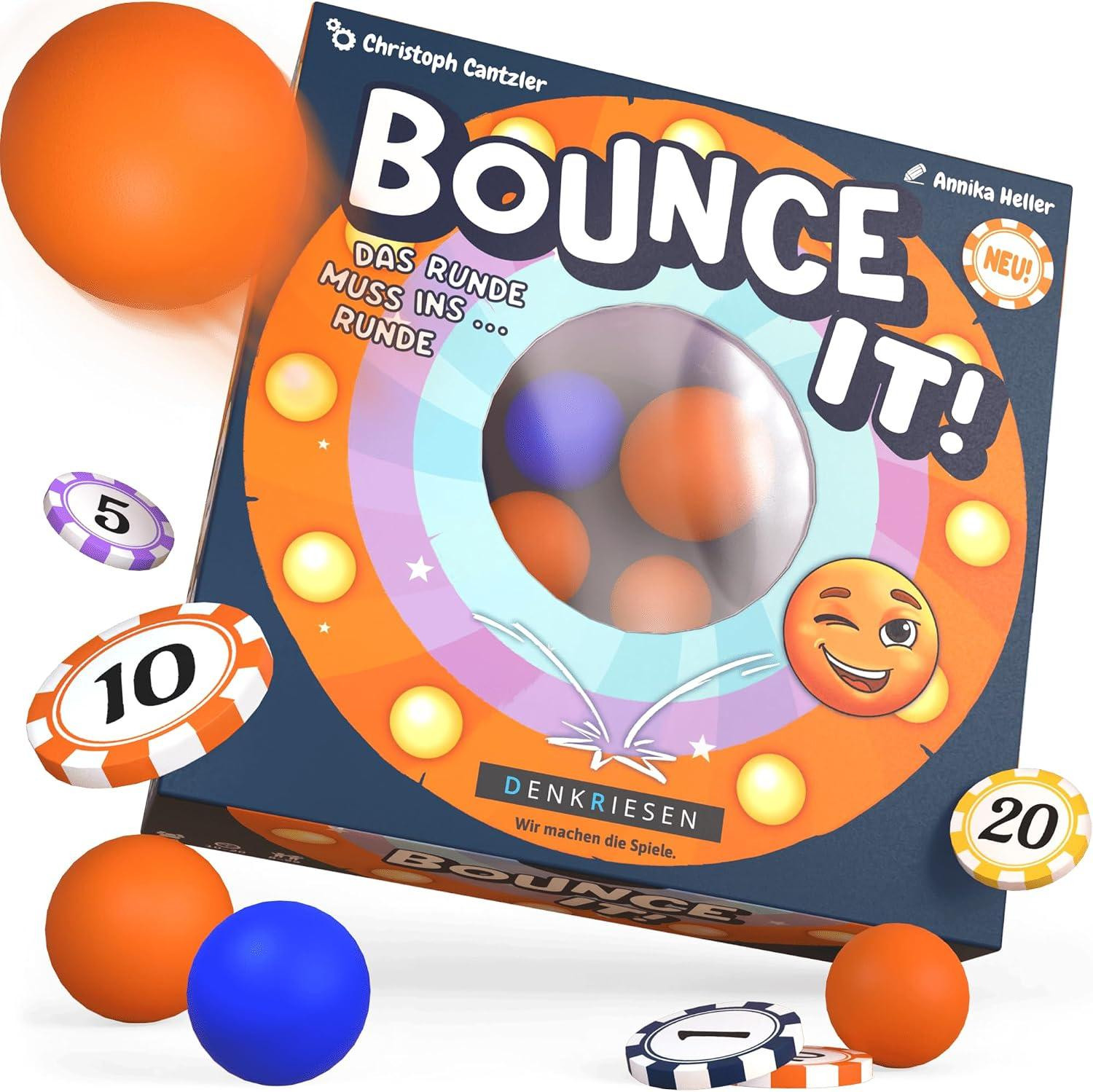 oCreon Bounce it! behendigheidsspel met ballen - Familiespel