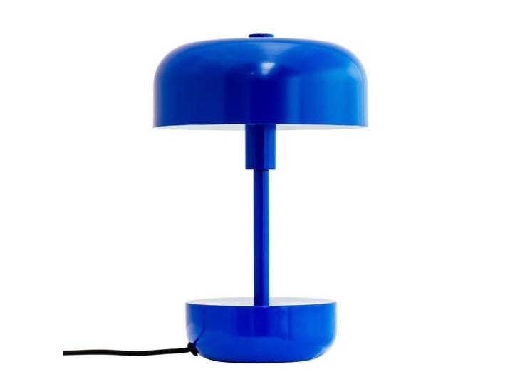 Lampe à poser en métal bleue