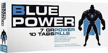 Shots Pharmquests Blue Power 10 tabs