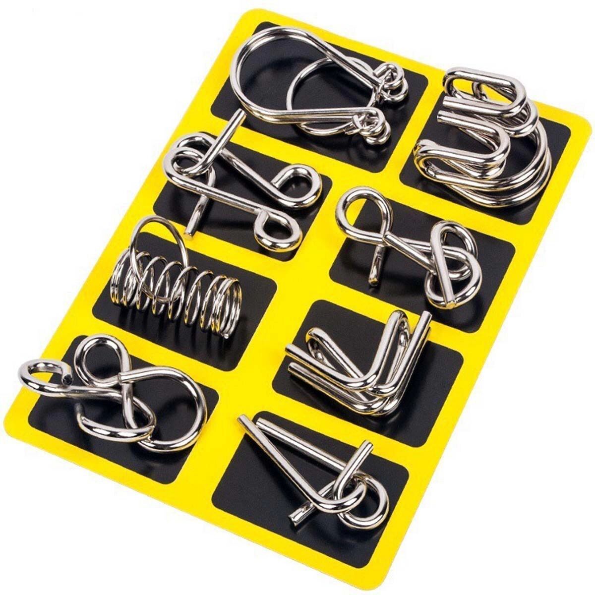 INF Memory Iron Ring Puzzle Set - 8-teiliges Metall-Geduldsspiel