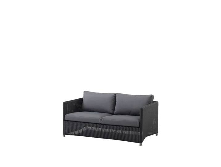 Cane-line Diamand Sofa 2-Sitzer Weave Cane-Line Matt Graphit