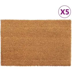 vidaXL, Fussmatte, Kyrie (5 Stück) (40 x 60 cm)