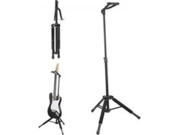 VEVOR Support de guitare sur pied, capacité de charge 15 kg, porte guitares basses pliable avec hauteur réglable 900 à 1200 mm, support à trépied pour guitare acoustique électrique basse classique