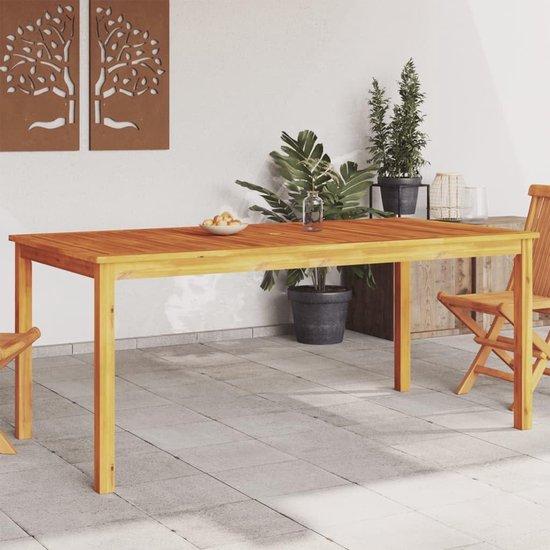 Famanu Esstisch aus Holz - Massiv Acacia - 180x90x75cm - Braun