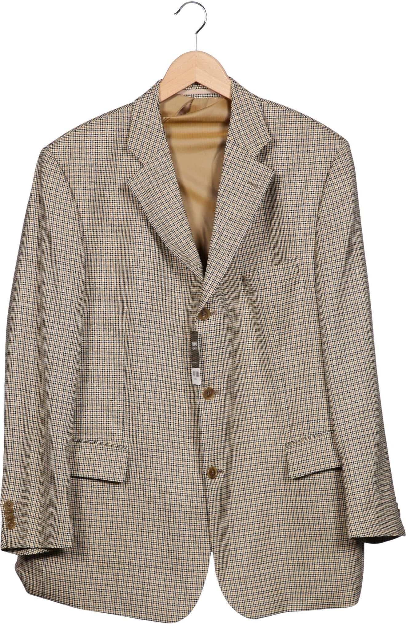 Bugatti Herren Sakko, Beige, Kurz-Gr. EU 27, Schurwolle / Seide / Viskose - Second Hand