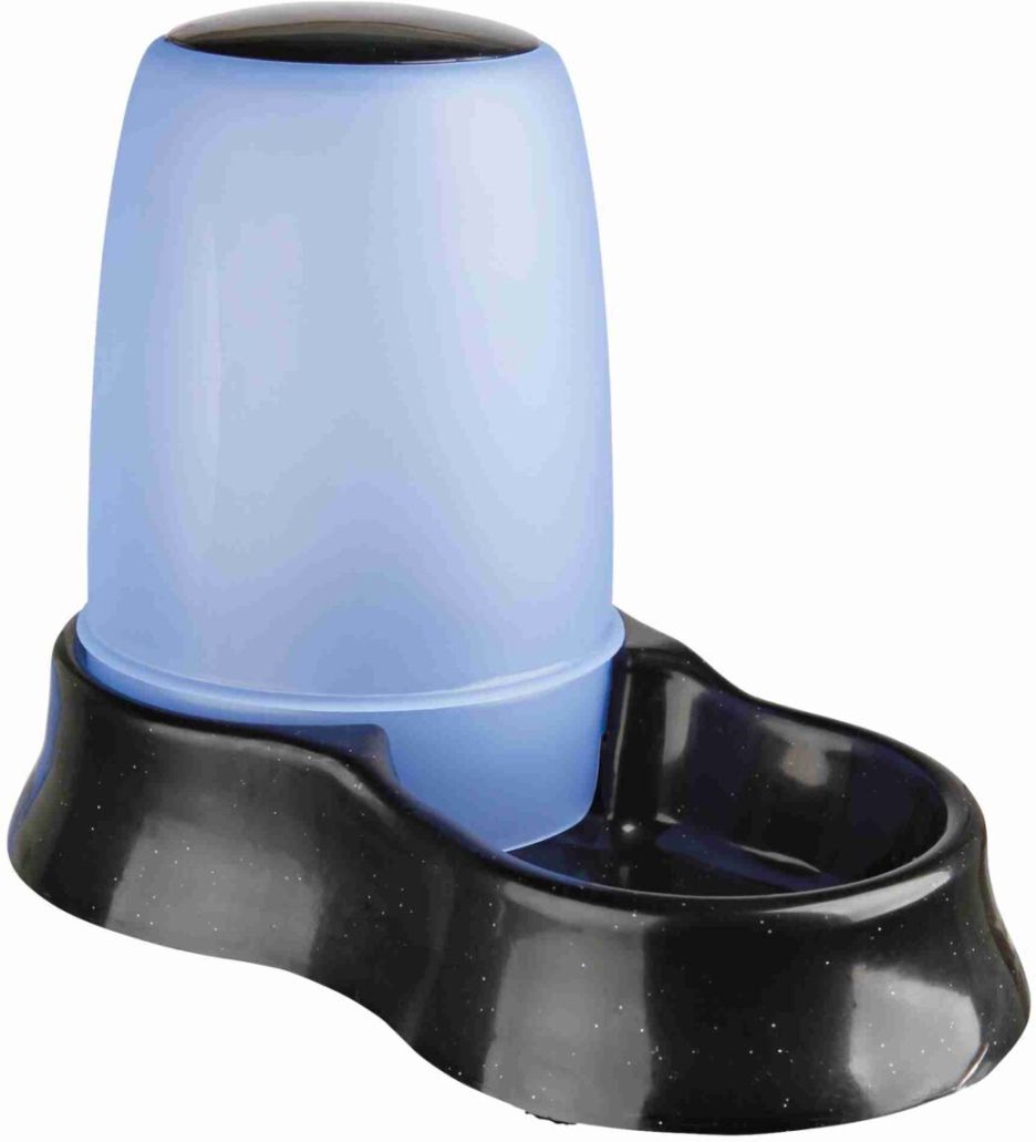 TRIXIE Futter- und Wasserspender, Kunststoff, 1,5 l / 28 x 20 x 17 cm