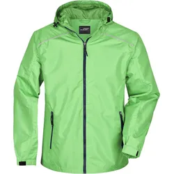 James & Nicholson Herren Regenjacke Regen-Jacke JN1118 spring green/navy 3XL
