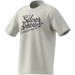 Mercedes-Benz T-Shirt Herren by adidas Mercedes-AMG F1 weiß Größe XL B67998484 - XL