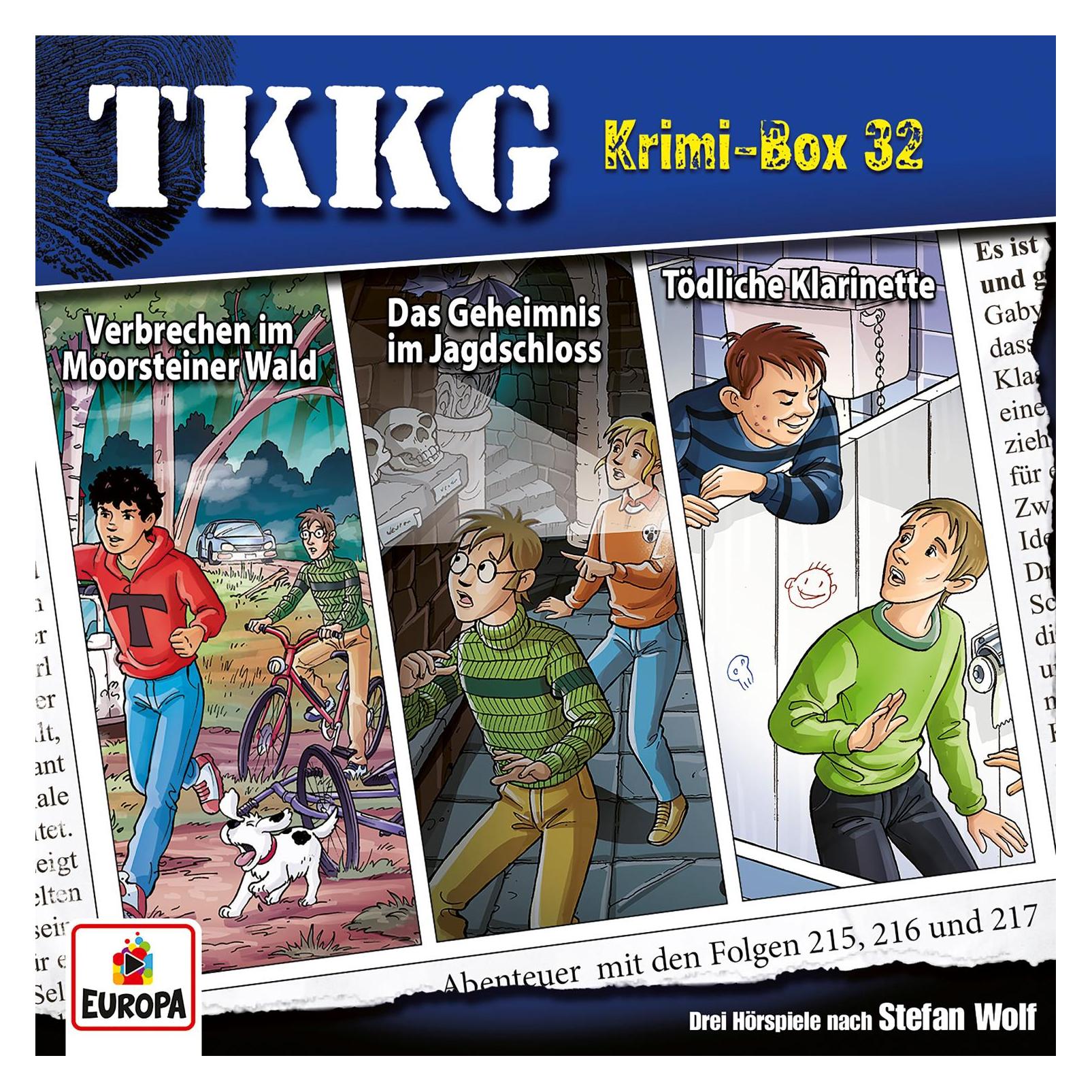 Europa TKKG Krimi-Box 32 (F215-217) (Stefan Wolf, Deutsch) (58841742)