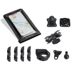 SW-Motech Universal Navi-Kit mit Smartphone Drybag - Inkl. 2" Klemmarm. Für Lenker/ Spiegelgewinde.
