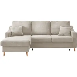 Ecksofa Valentina Beige Cord