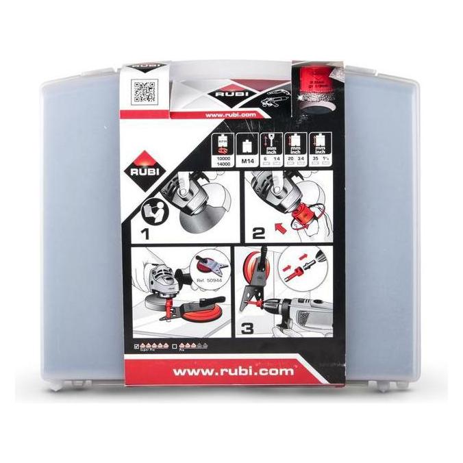 Rubi ZESTAW WIERTEŁ DRYGRES 5szt PL (28 mm) (06968)
