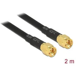 DELOCK HF Kabel SMA -> SMA St/St 2.00m low loss