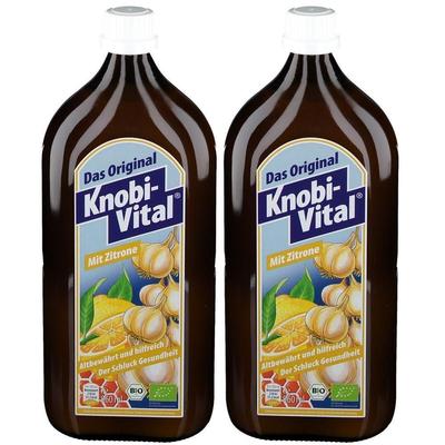 Knobivital mit Zitrone Bio 2x 2x960 ml Flaschen