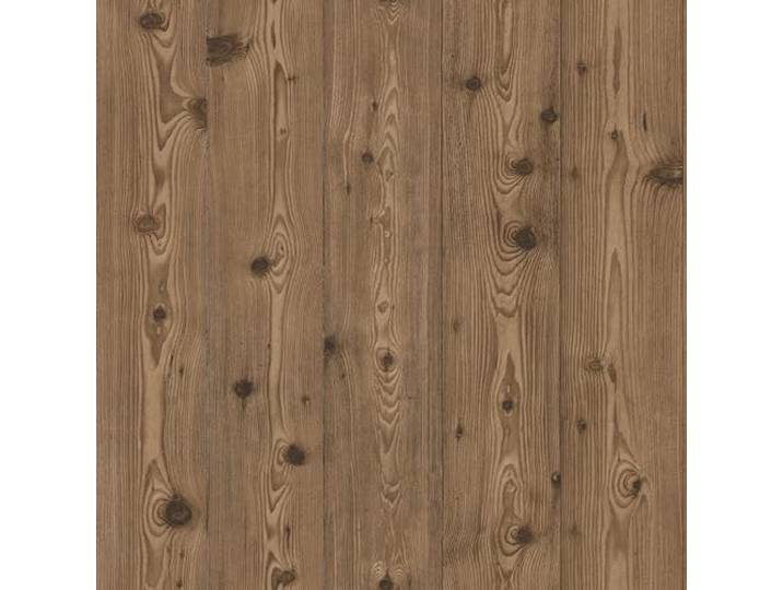 Rasch Tapete 285215 - Papiertapete mit Holzoptik in Braun, realistische Holzmaserung - 10,05m x 0,53m