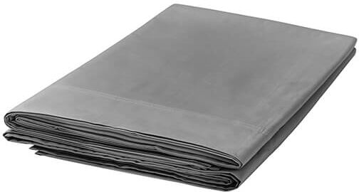 Bedeck of Belfast 300 Thread Count Flat Sheet Single Charcoal