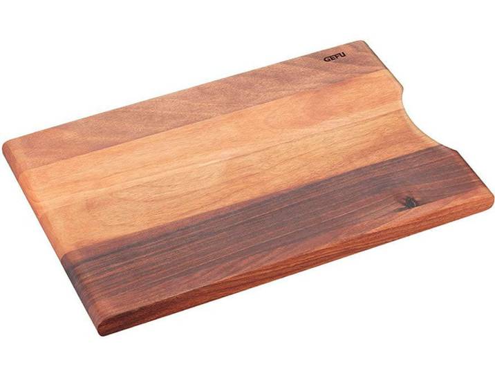 Schneidebrett GEFU ENNO , braun, B:20cm H:1,8cm L:30cm, Massivholz, Schneidebretter, Schneidebrett, klein, klingenschonend