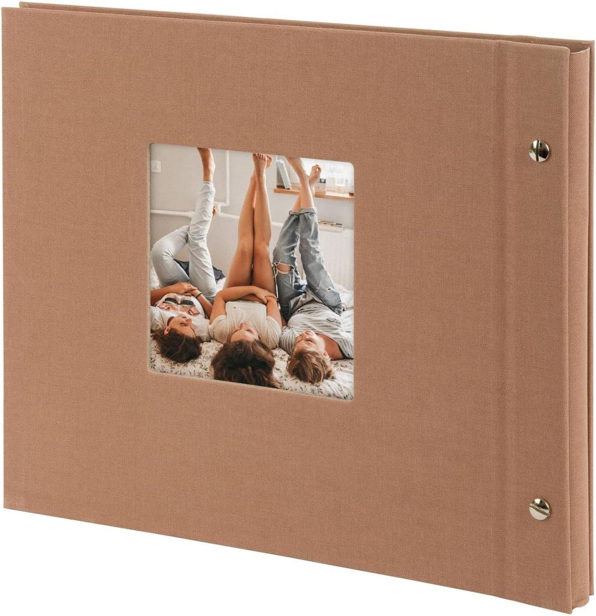 Fotoboek Bella Vista - Linnen Album - Bruin - 30 x 25 cm