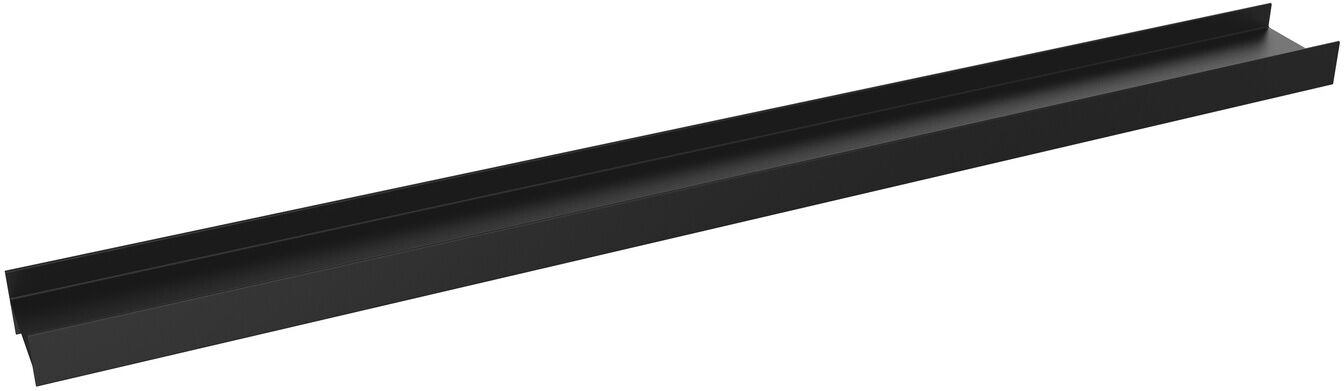 Emco Aura barre de douche 854513405 1200 mm, 4 caniveaux d'évacuation, noir mat