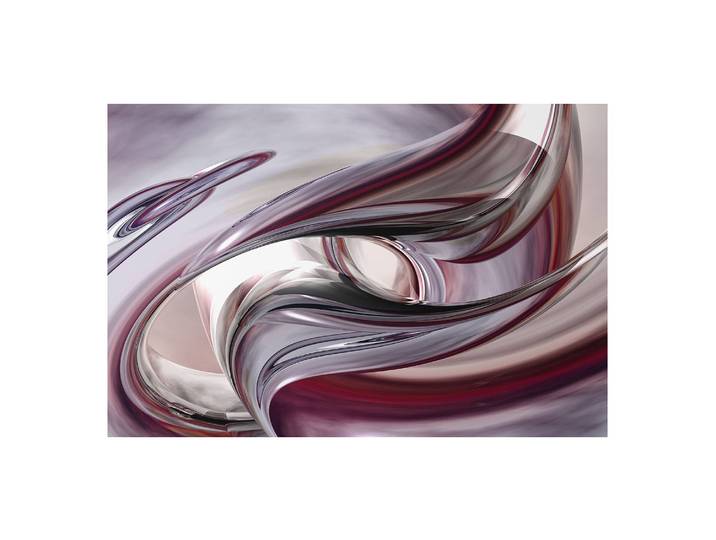 Bild Illusionary III Vorderseite: Aluminium glatt, seidenmatt Rückseite: Aluminium mit Schutzbeschichtung Multicolor 75 x 50cm