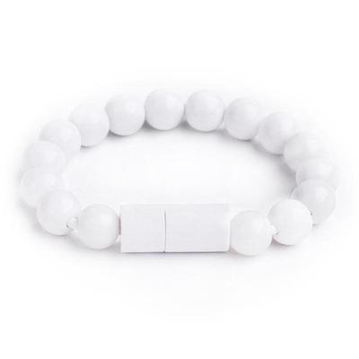 Beaded Charging Bracelet White Other Brands