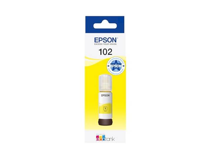 Epson EcoTank 102 Yellow Genuine Ink Bottle\, Pack of 1