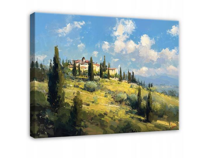 LEINWANDBILD Landschaft Wald Grün 120x80 cm