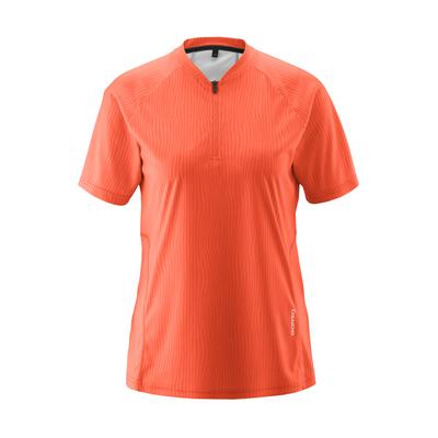 Radtrikot GONSO "Adventure Jersey Soft Touch W", Damen, Gr. 38, rot (hellrot), 100% Polyester, Rundhals, Trikots, Angenehmes, weiches Tragegefühl