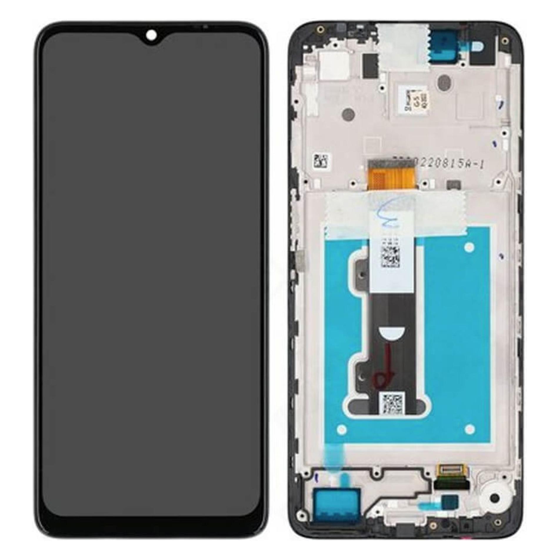 Motorola LCD + Touch + Frame für Moto E22 - astro black (Display, Motorola Moto E22, Motorola Moto E22i) (5D68C21594)