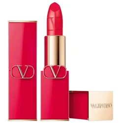 Valentino, Lippenstift + Lipgloss, Rosso Satin Finish Cream Lipstick 404r Nachfüllbar - 35 Gramm (404r, Rosso)