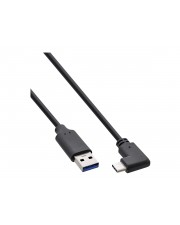 InLine USB 3.2 Kabel Typ C Stecker an A schwarz 0.5m Digital/Daten 0,5 m (35717W)